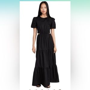 WAYF CS black cutout dress